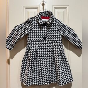 Bonnie Jean Size 2T girls houndstooth coat